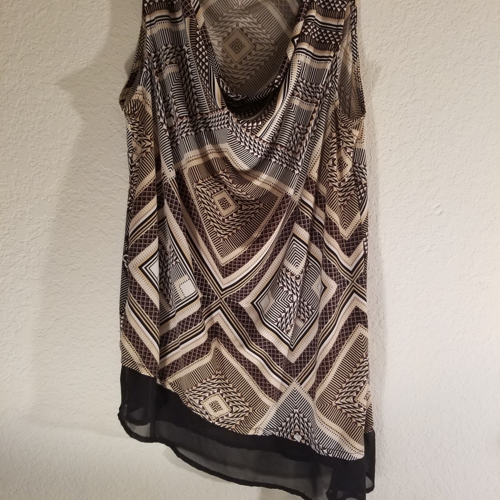 Asymmetrical blouse L. C brand slouch neckline